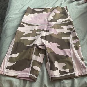 Aerie camouflage biker shorts.